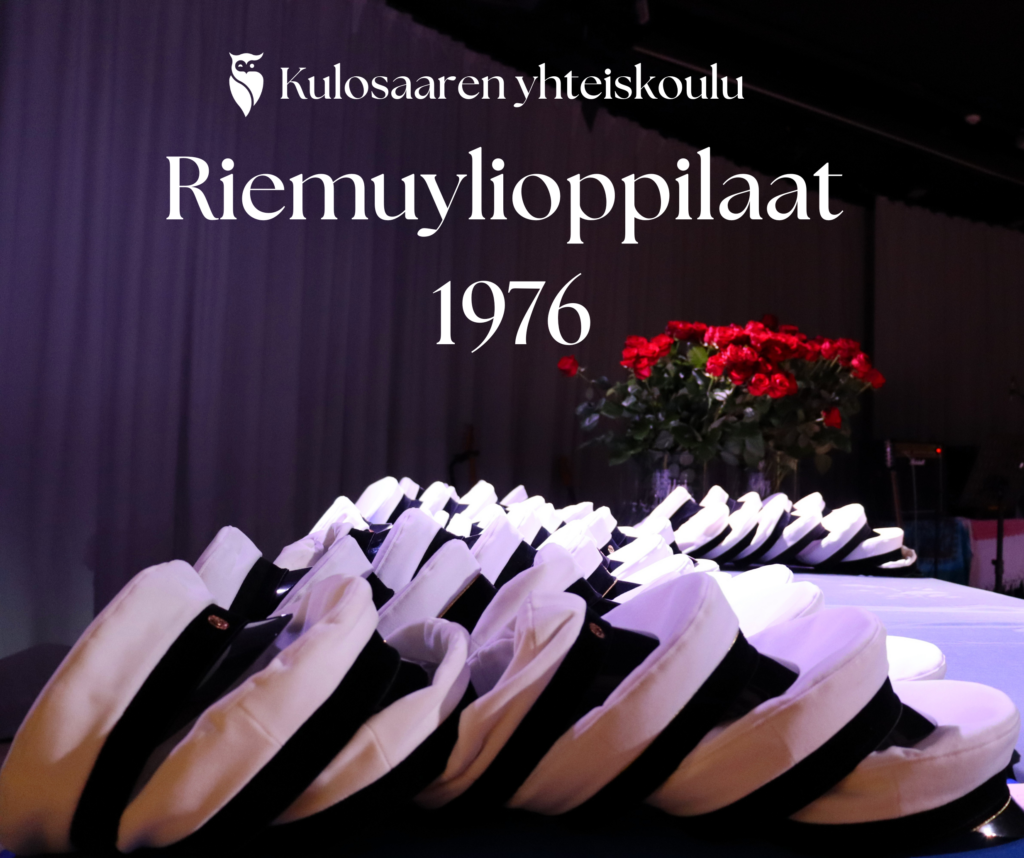 Hei sinä vuonna 1976 ylioppilaaksi valmistunut!🌹 50 vuotta on vierähtänyt ja on aika kokoontua koululle yhdessä keväällä 2026 valmistuvien ylioppilaiden kanssa ja muistella omaa taivalta perinteikkäässä opinahjossamme lauantaina 30.5.2026. Ilmoittaudu riemuylioppilasjuhlaan lähettämällä sähköpostiviesti oforsten@gmail.com - osoitteeseen. Samalla ilmoita halukkuutesi koulun juhlan jälkeiseen lounastilaisuuteen läheisessä ravintolassa.