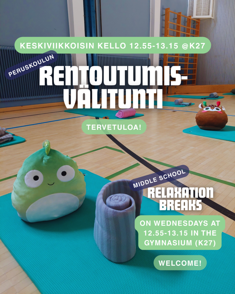 Rentoutumisvälitunti mainos