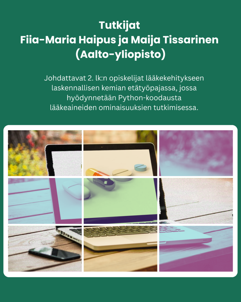 Kehittämispäällikkö FaT Aino Kankaanpää (THL): Jätevesitutkimuksen huippuasiantuntija kertoi 2. lk:n lääkeaineanalytiikan kurssilla, miten jätevesianalyysit tarjoavat reaaliaikaista tietoa niin huumausainetrendeistä kuin pandemioidenkin etenemisestä.